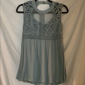 Love on a Hanger Light Blue Top